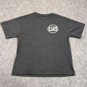 Gracie‎ Barra Equipe Storm Boys Gray Short Sleeve Graphic T-Shirt Youth Size 18